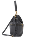 Melie, &pound;750, Handbags, Black, Leather, Side view